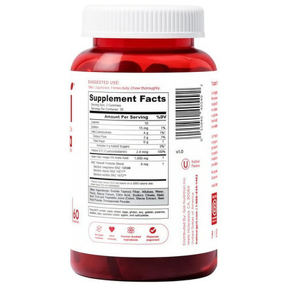 Goli Zero Sugar Trio- World's First 3-in-1 Pre, Post, Probiotic, Apple Cider Vinegar with Vitamin B12 and Probiotics, Ashwagandha & L-Theanine, Vitamin D gummies. Vegan, Gelatin & Gluten-Free, Non-GMO